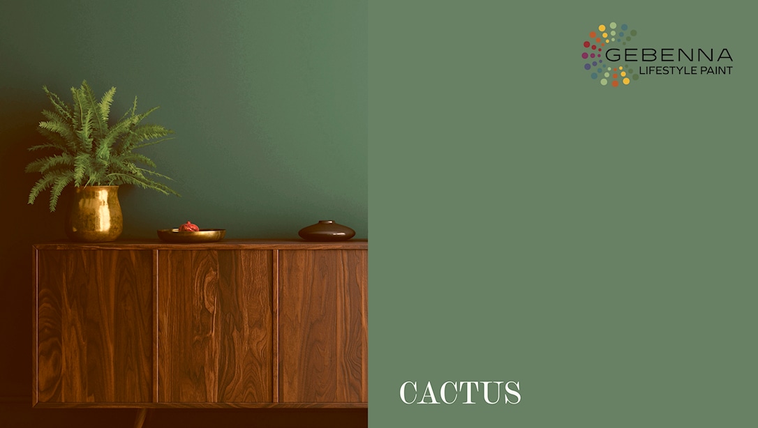 Gebenna Vægmaling: Cactus Farveprøve