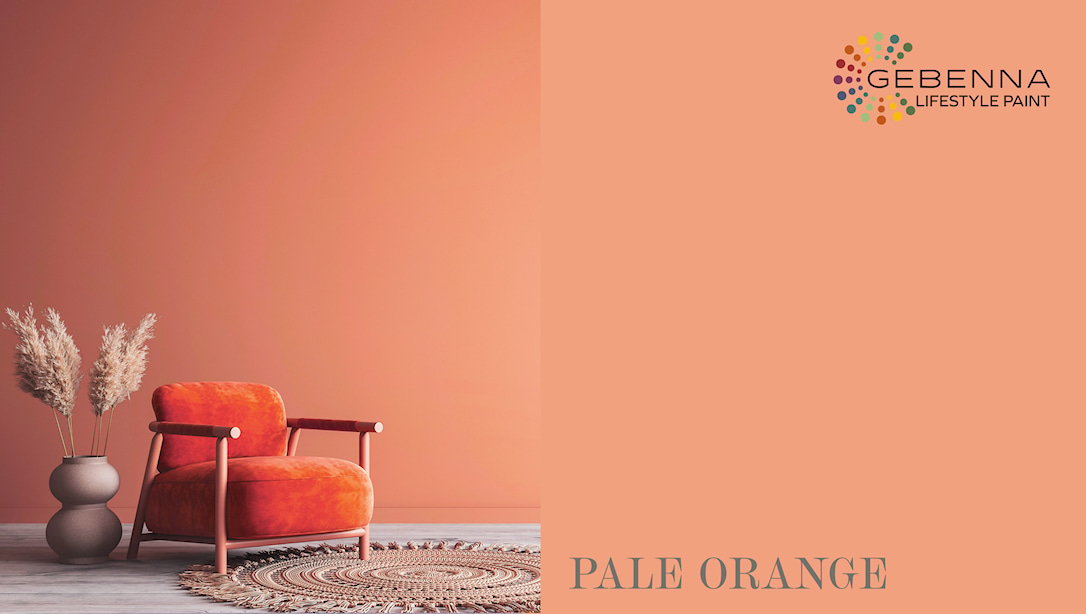 Gebenna Vægmaling: Pale Orange Farveprøve