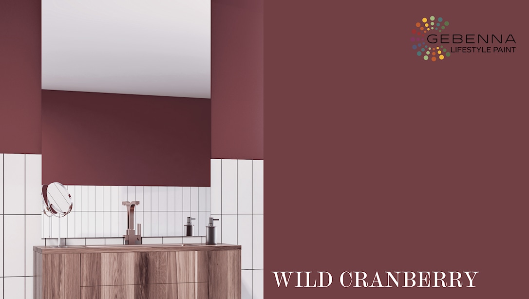 Vådrumsmaling Glans 5: Wild Cranberry 0,68 liter