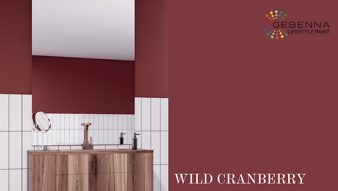 Vådrumsmaling: Wild Cranberry 2,7 liter