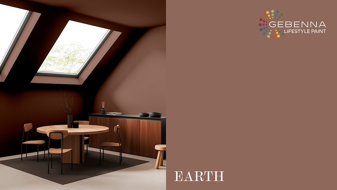 Gebenna Vægmaling: Earth 9 liter