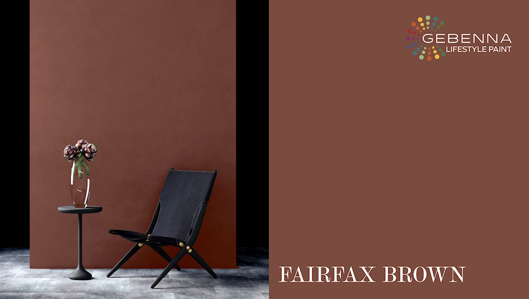 Gebenna Vægmaling: Fairfax Brown Farveprøve