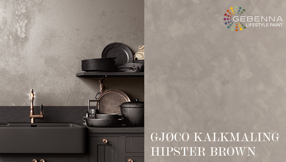 Kalkmaling 10965 Hipster Brown 2,7 l