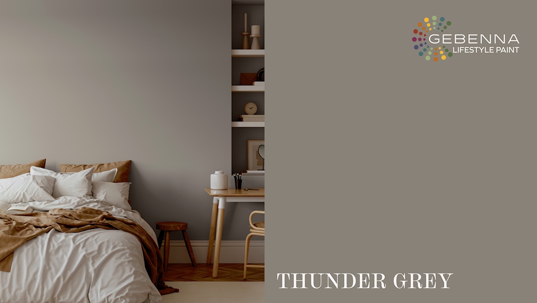 Gebenna Vægmaling: Thunder Grey 9 liter