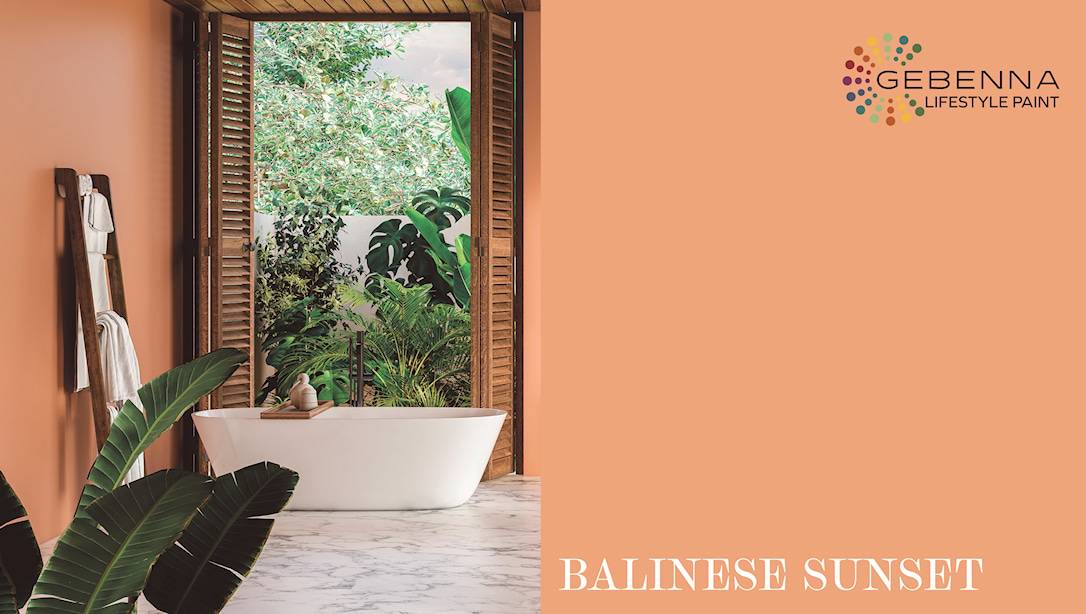 Vådrumsmaling Glans 25: Balinese Sunset 9 l