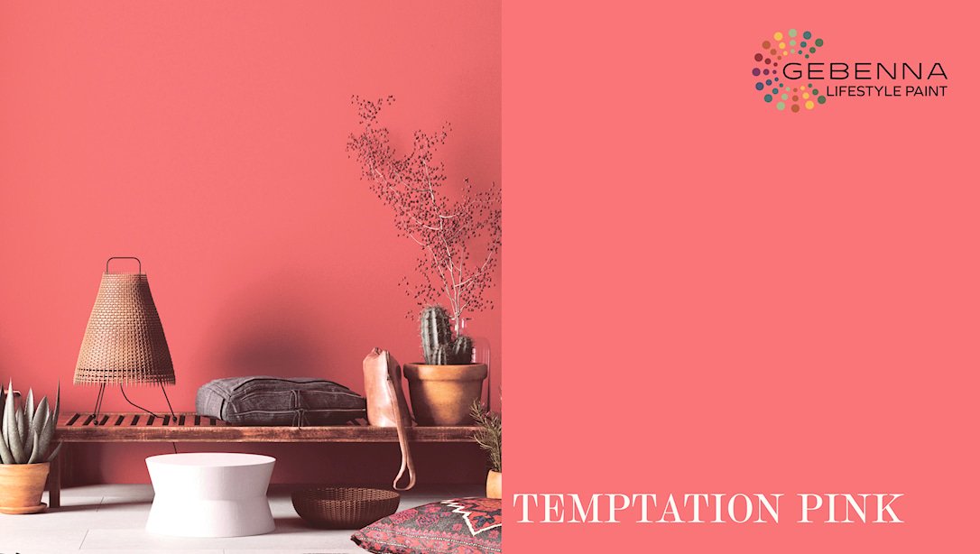 Gebenna Vægmaling: Temptation Pink Farveprøve