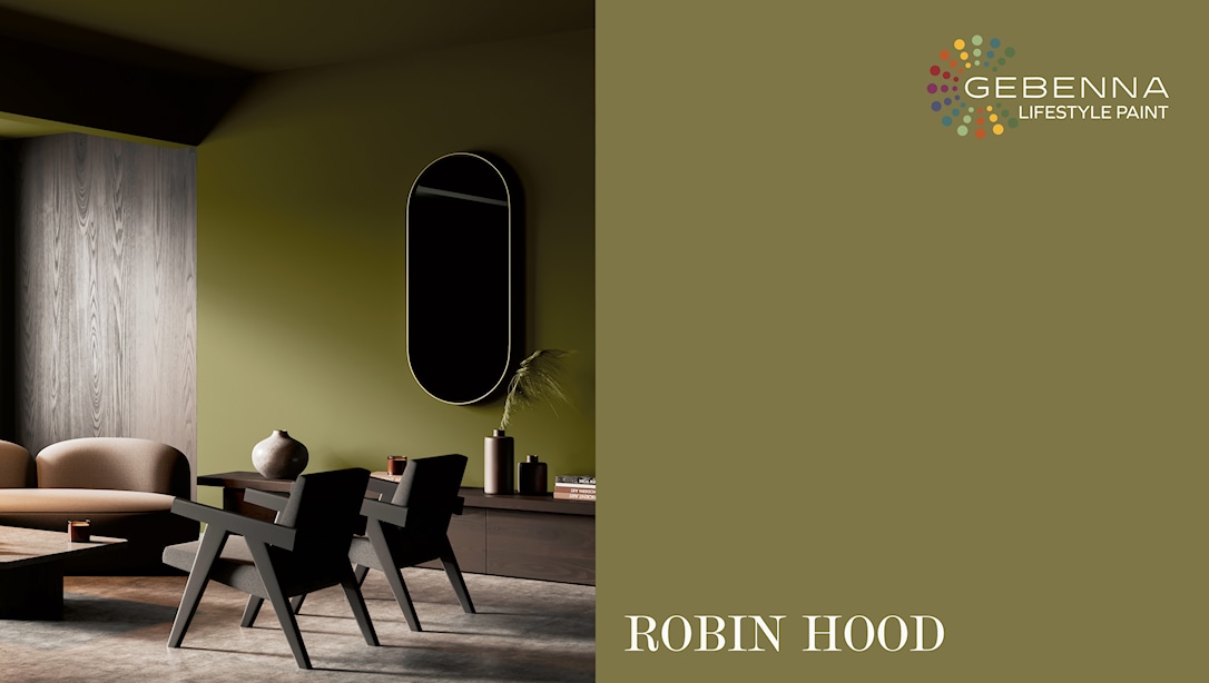 Gebenna Vægmaling: Robin Hood Farveprøve