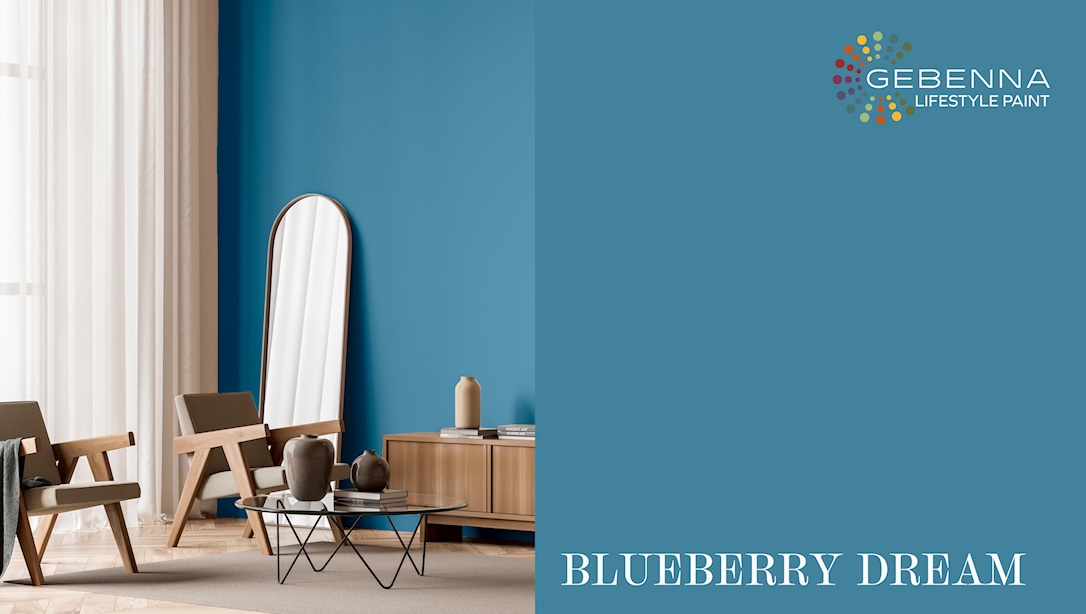 Billede af Gebenna Vægmaling: Blueberry Dream Farveprøve