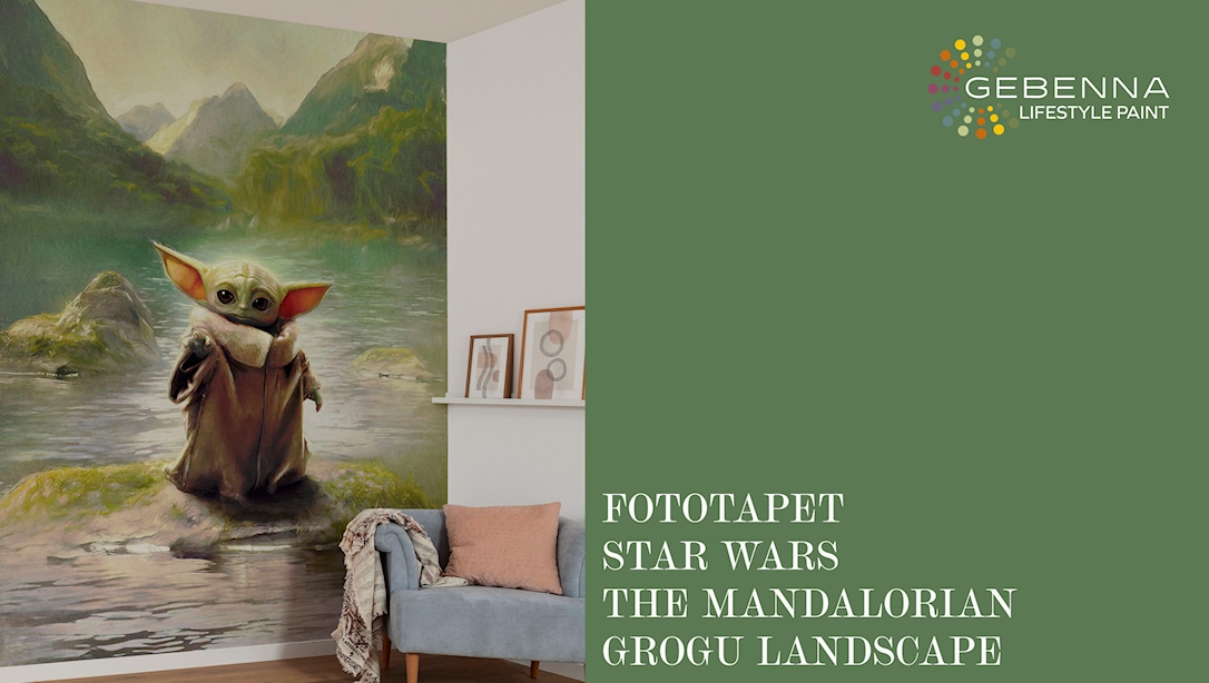 Fototapet: Star Wars The Mandalorian ogquot;Grogu Landscapeogquot;