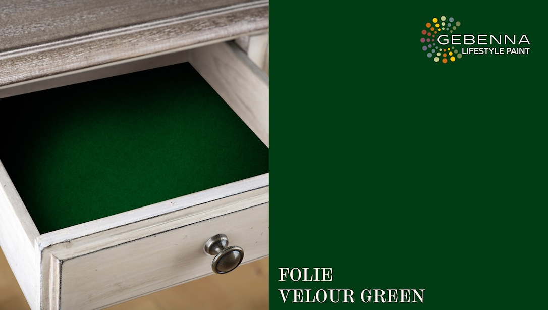 Dekorplast: Velour Green 45 x 100cm