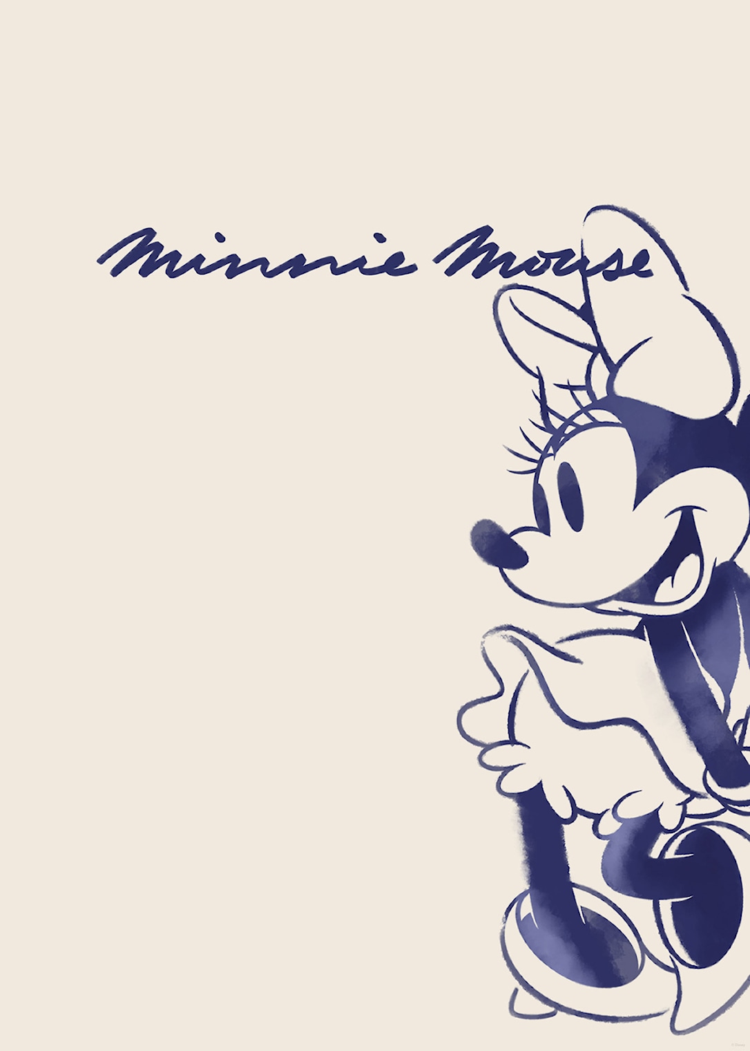 Wall Art Disney Minnie Mouse Sweet Dancing 40×50 cm