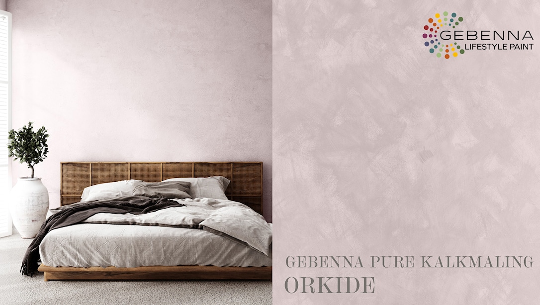 Gebenna Pure Kalkmaling: Orkide 2,7 l