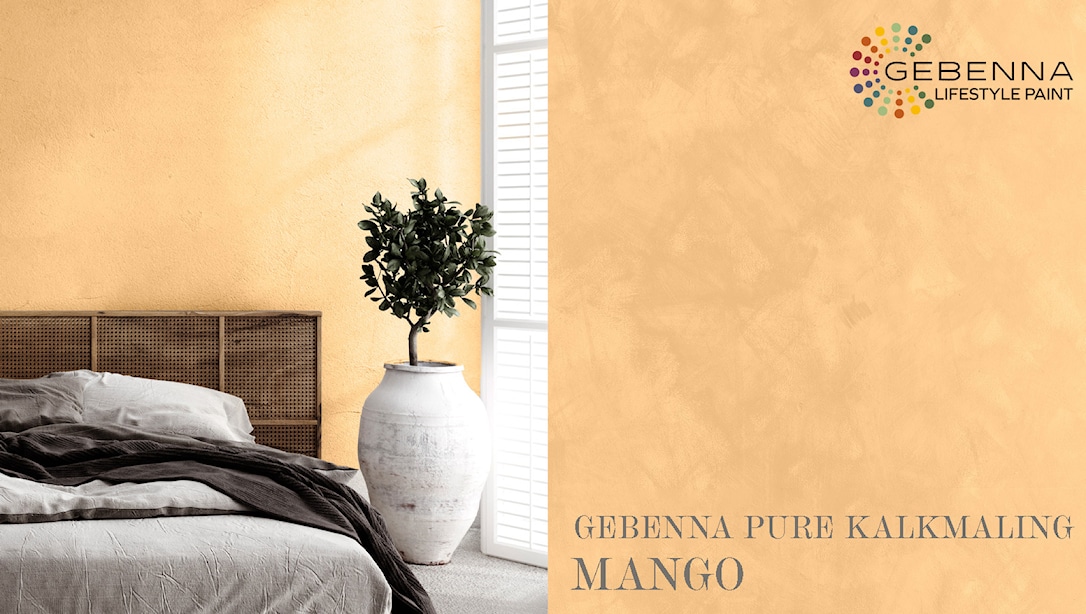 Gebenna Pure Kalkmaling: 396 Mango 2,7 l