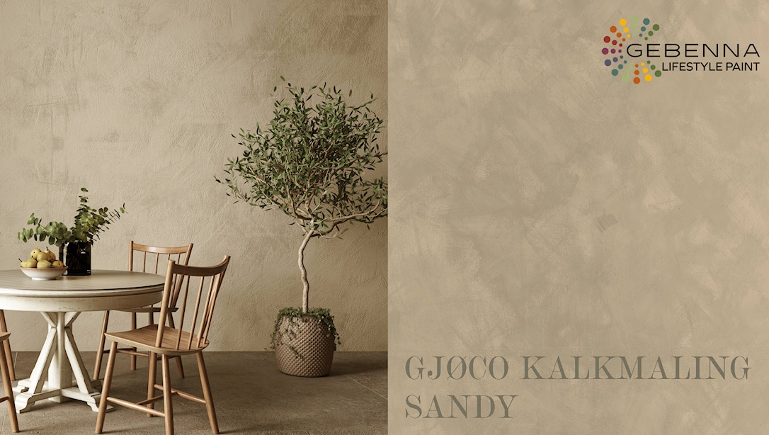 Gjøco Kalkmaling: 10962 Sandy 0,68 l